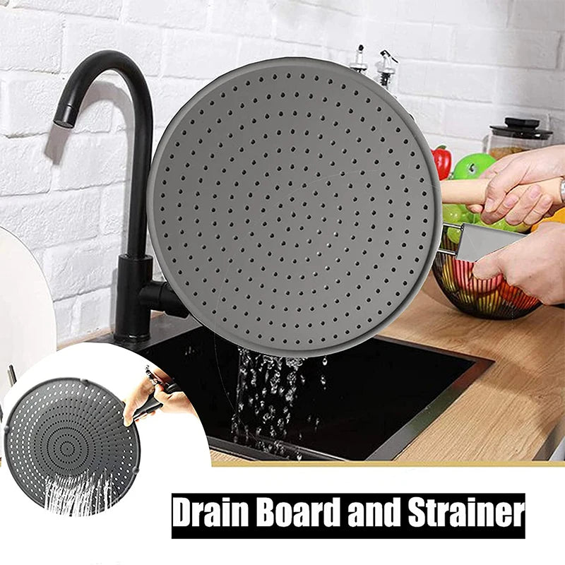 Spritzschutzdeckel Sileva SafeSplash | Silikon-Spritzschutz für Pfannen & Töpfe bis Ø28 cm | Hitzebeständig & multifunktional