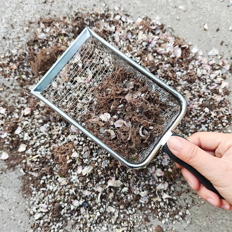 Erdsieb DuoSet GARTENSIFT | 2er-Set mit Griff |  Für Erde, Sand & Kompost
