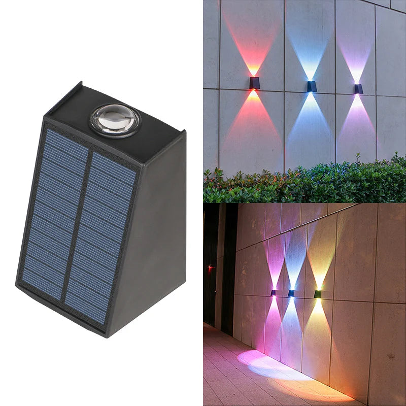 Solar Wandleuchte SolarBeam Duo | Up & Down Light | Intelligente Lichtsteuerung | Wetterfest