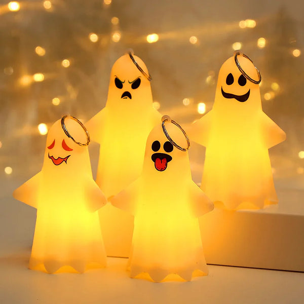 FrightLight Halloween Hängelampe | LED Geist & Kürbis Laterne | Schaurig-Schöne Deko