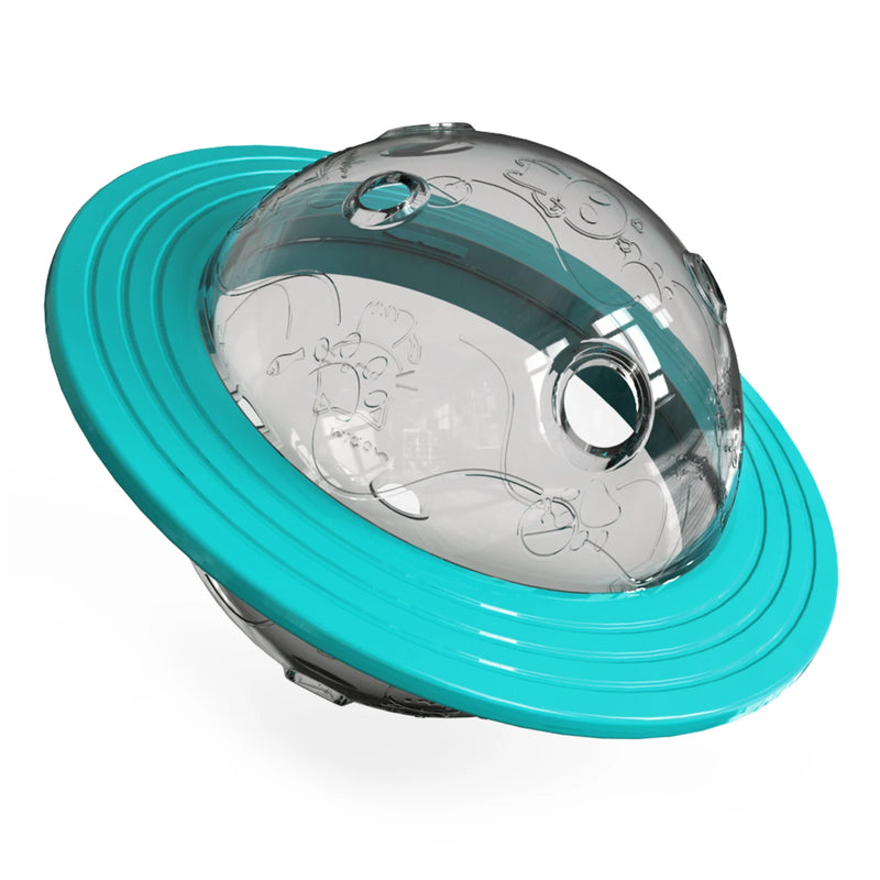 SmartPlay Disc Hunde- & Katzenspielzeug | Interaktiver Futterspender & Intelligenztrainer | Flugscheibe & Slow Feeder