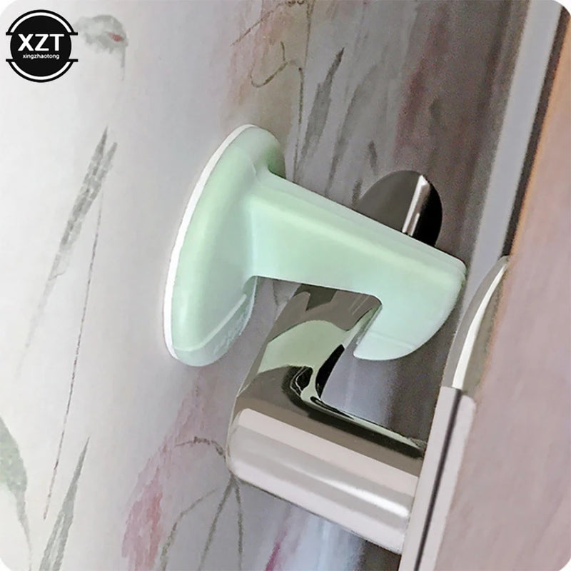 Silenzo Selbstklebender Türstopper mit Haken | Geräuschdämpfendes Anti-Kollisions-Pad | Wand- & Türschutz, stoßfest & vibrationsmindernd
