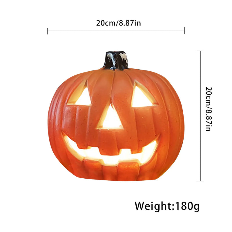 Halloween LED-Kürbis SpookGlow | Wetterfest & Batteriebetrieben | Innen- & Außendeko