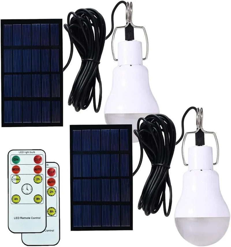 Solar-LED-Lampe LumiCamp Pro | Aufladbar via USB & Solar | Wasserdicht IP55 | Tragbare Notlichtlösung mit Dimmfunktion