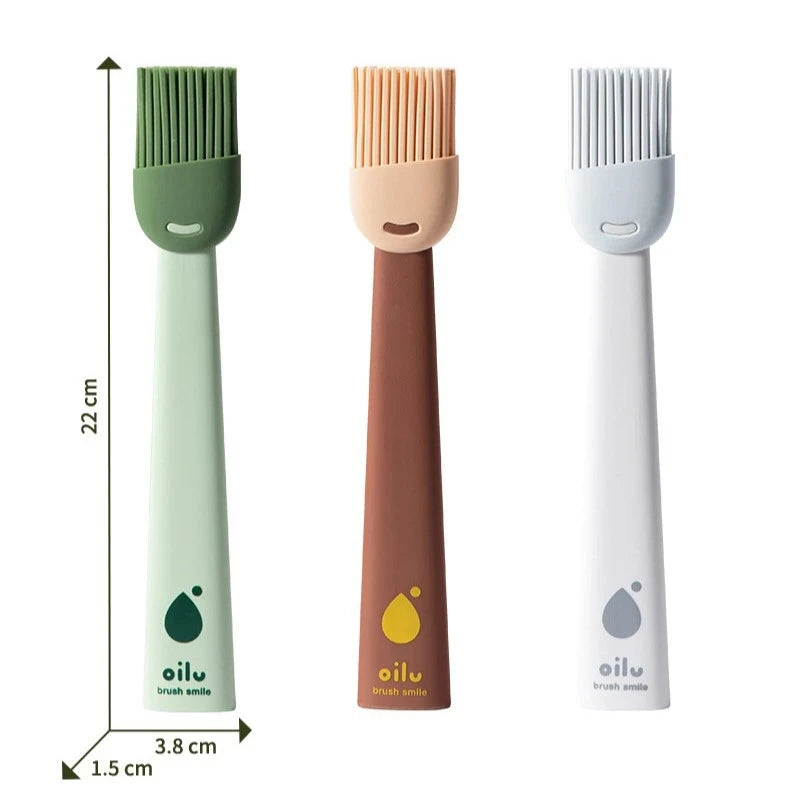 GrillBrush Pro Silikon BBQ-Ölpinsel | Hitzebeständig & lebensmittelecht | Für Grill, Backen & Kochen | 22 × 3,8 cm