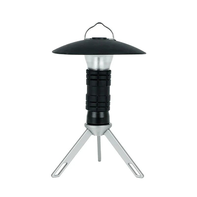 LUXTREK Campinglampe | Wiederaufladbare LED-Taschenlampe mit 300 Lumen | 3 Leuchtmodi | Kompatibel mit Tripod-Halterung
