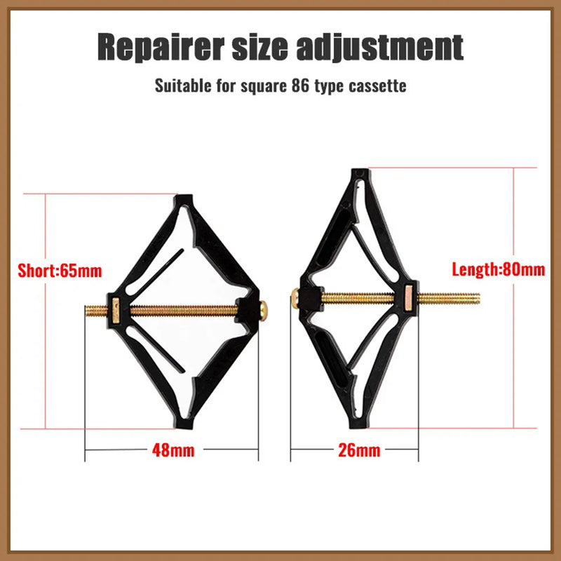 Fixelio ProMount Wand-Schalterdosen Reparaturset | Für 86×86 mm Schalterkassetten | Schnellmontage mit Stützstangen – 6er/10er Set