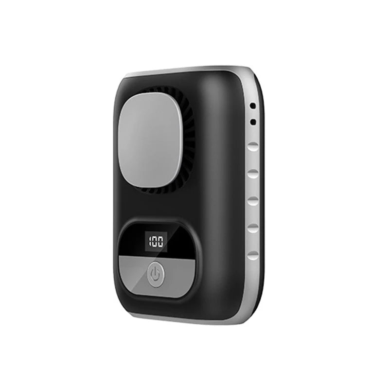 CoolBelt Mini Hüft-Ventilator | Tragbar & Bladeless | LED-Anzeige & 12 Std. Laufzeit | Wiederaufladbar per USB-C