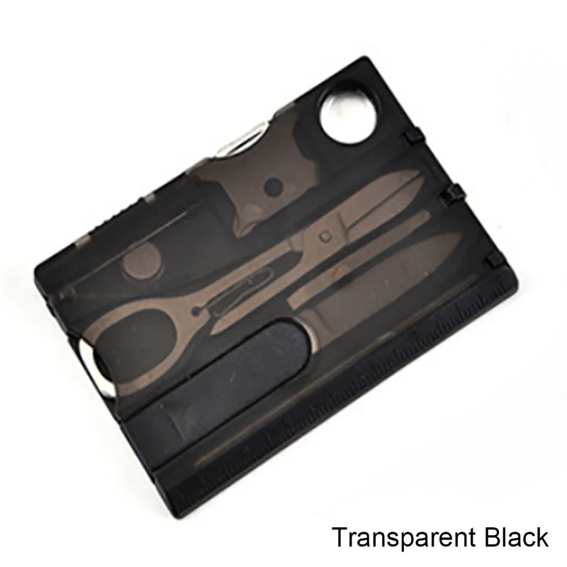 Multitool Karte GearLite 12in1 | Outdoor Survival Card | Ultraleicht & Robust | Kompakt für Camping & EDC