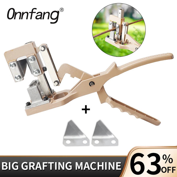 GraftPro Veredelungsschere für Obstbäume | 2-in-1 Schneide- & Veredelungswerkzeug | Profi-Gartenwerkzeug aus SK5-Stahl