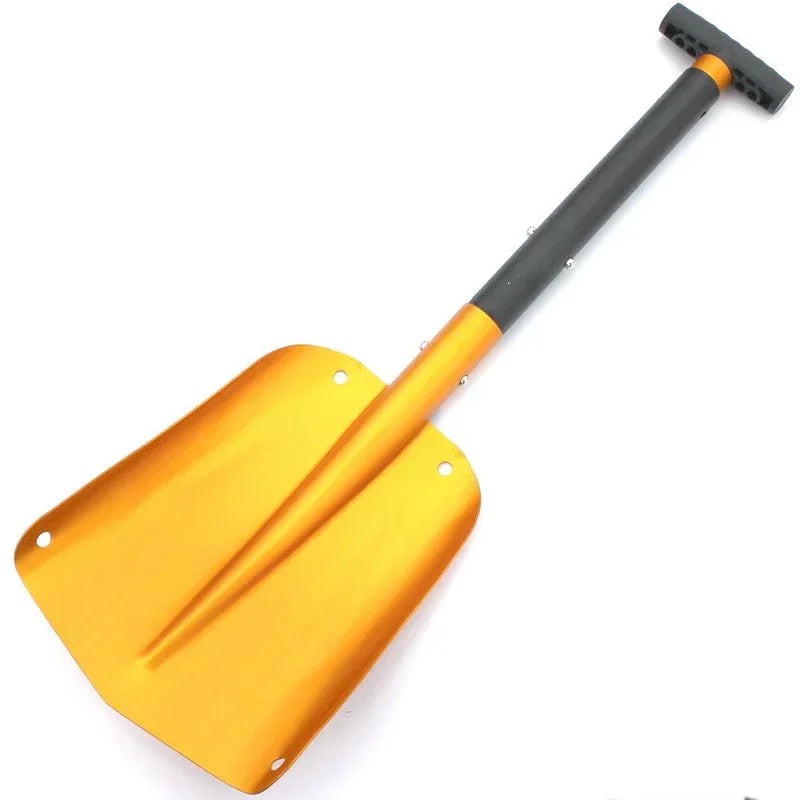 Teleskop-Schneeschaufel FrostoX | Aluminium | Verstellbar 63–82 cm | Leicht & Robust