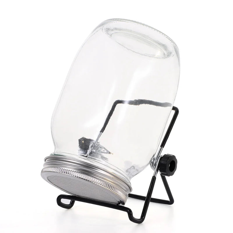 VitaKeim Keimglas Set | Edelstahl-Siebdeckel | Für frische Sprossen zuhause | 16oz & 32oz