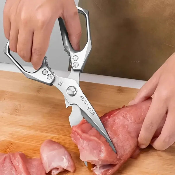 Küchen­schere multifunktional | Edelstahl SK5 | Für Fleisch, Fisch & Gemüse | Ergonomischer Griff