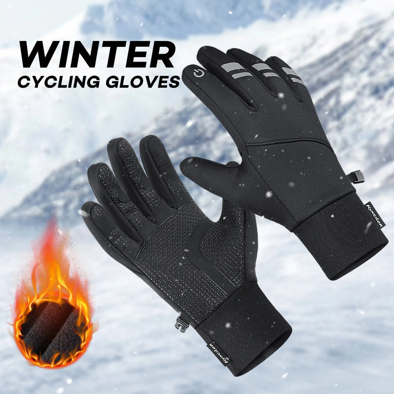 NordFrost Pro Gloves | Winddichte Winterhandschuhe | Touchscreen & Rutschfest | Wasserdicht & Warm für Radfahren & Outdoor