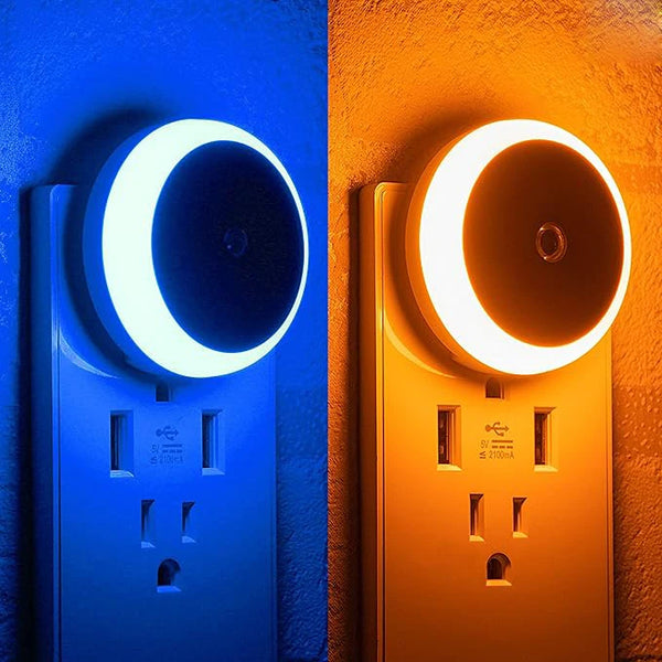 NOXORA LED-Nachtlicht | Dämmerungssensor & Automatische Dimmung | Steckdosenlicht | Warmweiß