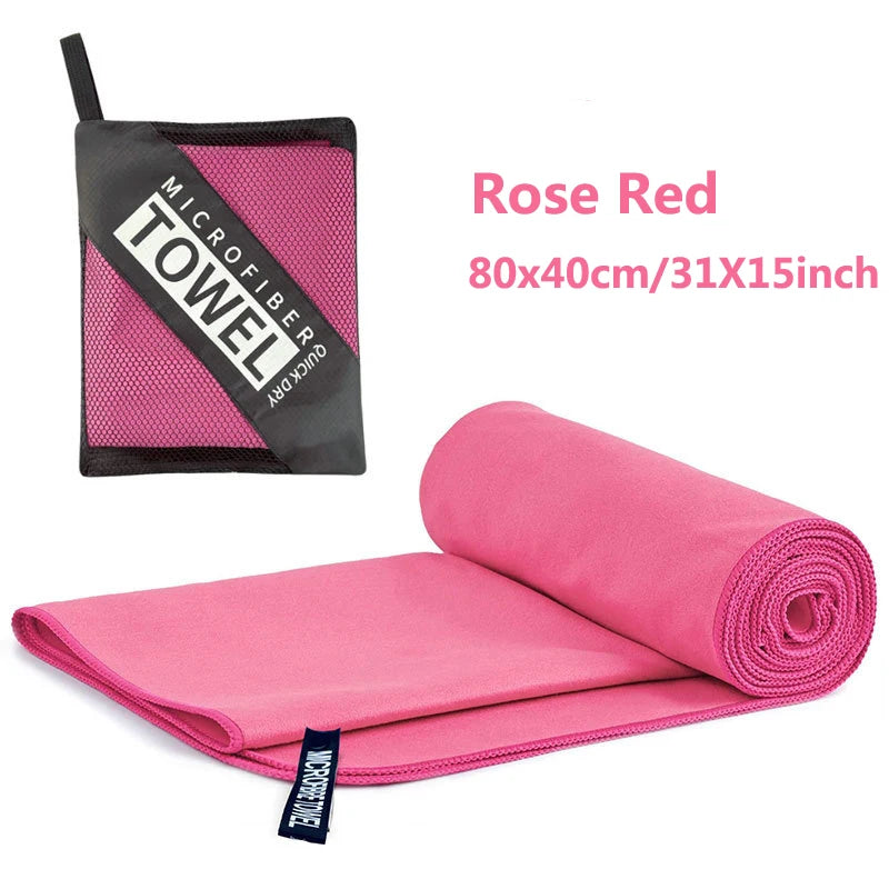 Mikrofaser Handtuch DryWave Pro | Schnell trocknend & Ultraleicht | 40×80 cm | Für Sport, Reisen & Strand