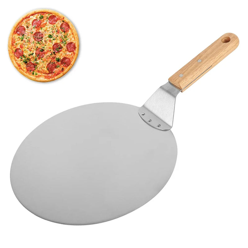 BakeLifter | Pizzaheber mit Holzgriff | Antihaft & Leicht | Für Pizza, Brot & Kuchen | 16,5–30 cm