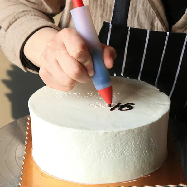 ChocoArt Dekorierstift | Silikon-Schreibstift für Kuchen, Schokolade & Saucen | Lebensmittelecht