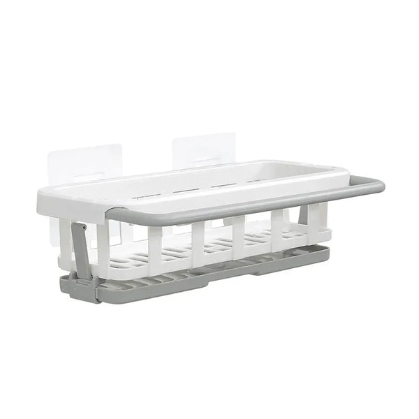 SinkMate Küchen-Organizer | Wandmontierter Schwamm- & Seifenhalter | Kunststoff | Abtropffunktion