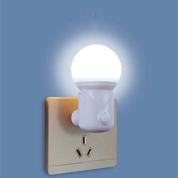 LumoEase LED-Nachtlicht mit EU-/US-Stecker | 2 Lichtfarben & Dimmfunktion | Augenschonend & Energiesparend | Für Schlafzimmer, Flur & Wohnzimmer