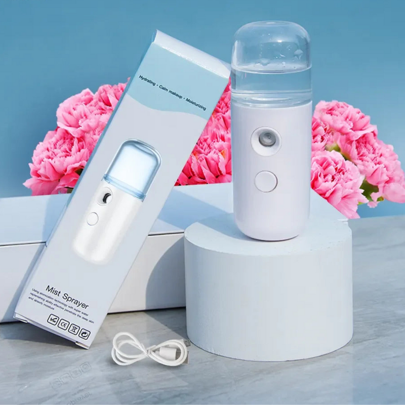 Skinova MistyMini | Kabelloser Nano-Gesichtsbedampfer | 30 ml | Tragbar & Wiederaufladbar