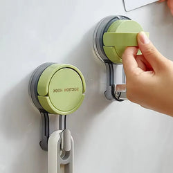 SaugFix Wandhaken | Ohne Bohren | Wiederverwendbar & Rückstandsfrei | 10,1 × 5,8 × 3,4 cm | Ideal für Bad & Küche