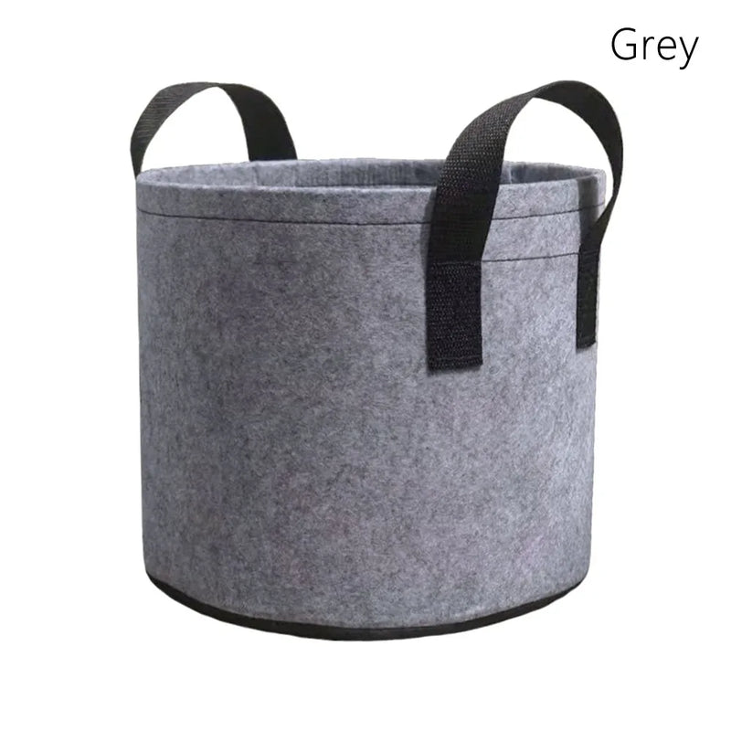 Growtura Pflanztasche 30×25 cm mit Griffen | 5 Gallonen | Atmungsaktiv & Wiederverwendbar | Für Gemüse, Kräuter & Balkonpflanzen