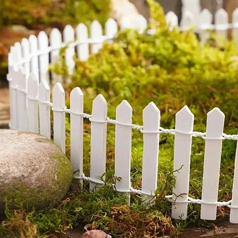 MiniWooda | Mini-Holzzaun | 90×5 cm | DIY-Dekoration für Feengärten & Puppenhäuser