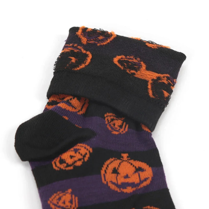 SpookySteps | Halloween Socken | Unisex | Knochen & Spinnennetz Design | EU 36–43