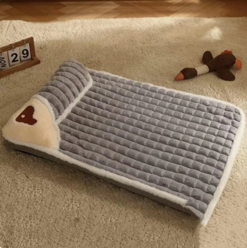 PAWSOMNIA Orthopädisches Hundebett | Abnehmbarer Bezug & Waschbar | Memory Foam | Für Hunde & Katzen