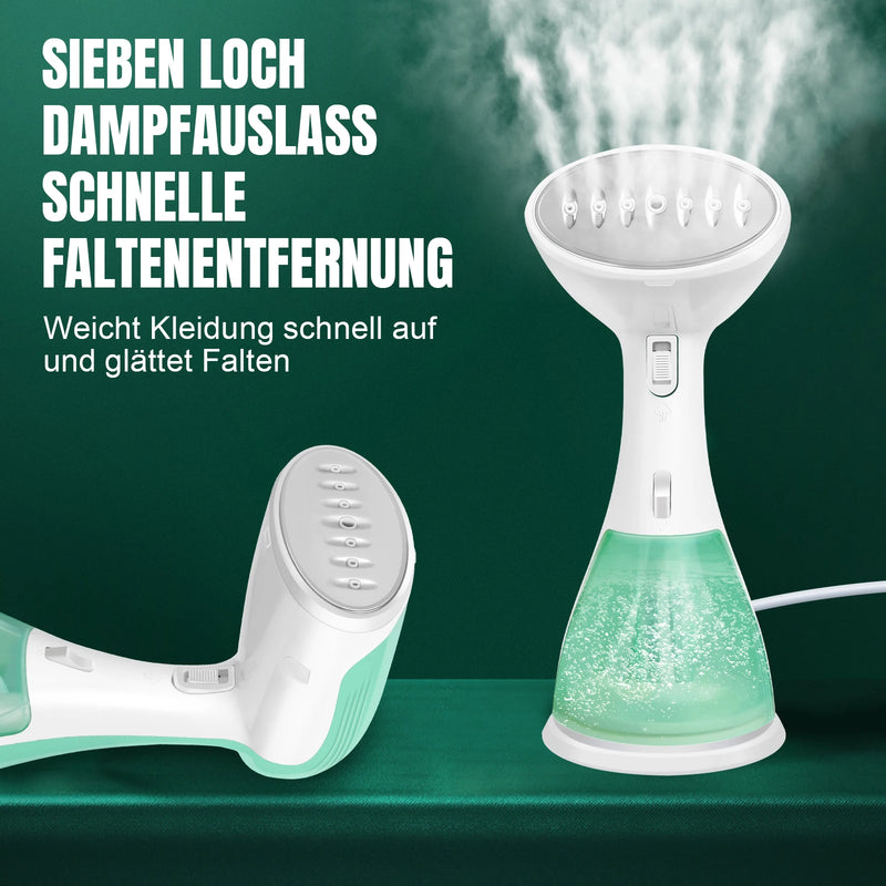 VaporiX Hand-Dampfglätter 2000W | 30s Aufheizzeit | Tragbares Bügelgerät für Zuhause & Reisen | 2 Dampfmodi & 300ml Tank