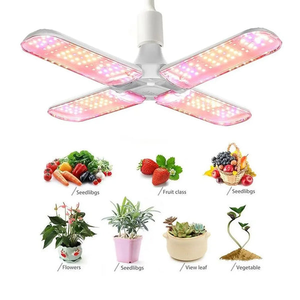 Floravolt GrowPro LED Pflanzenlampe Vollspektrum | Klappbar mit Stativ | Zeitschaltuhr & Höhenverstellbar | Für Indoor-Zucht & Wachstum