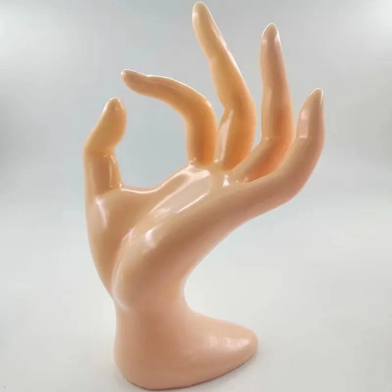 Schmuckhand EleganzForm | Deko- & Display-Handmodell | Präsentationsständer für Ringe, Uhren & Armbänder | Künstlerische Schmuckaufbewahrung