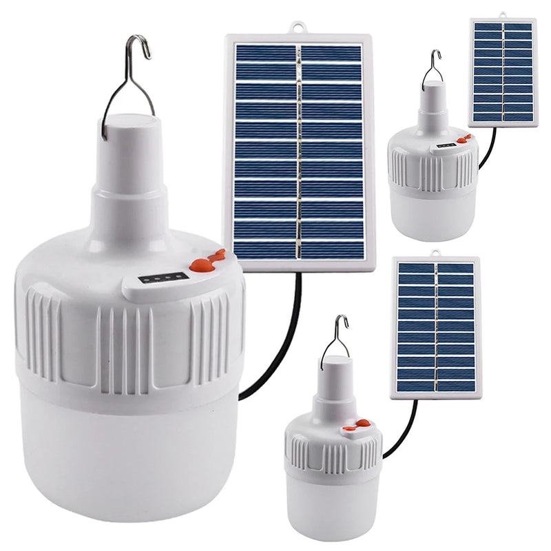 Solanite Solar LED Hängelampe | 6–12 Std. Licht | Wiederaufladbar & IP65 Wasserdicht | Für Camping, Garten & Notfälle