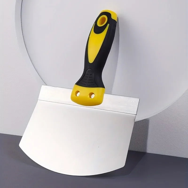 ProFlexa Edelstahl-Spachtel mit Gummigriff | Rostfrei & Flexibel | Für Farbe, Putz & Heimwerkerprojekte
