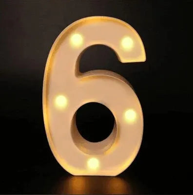 LED Buchstaben Lampe | Luminous Alphabet Light | Warmweiß & Batteriebetrieben | Hochzeit, Geburtstag & Partydeko