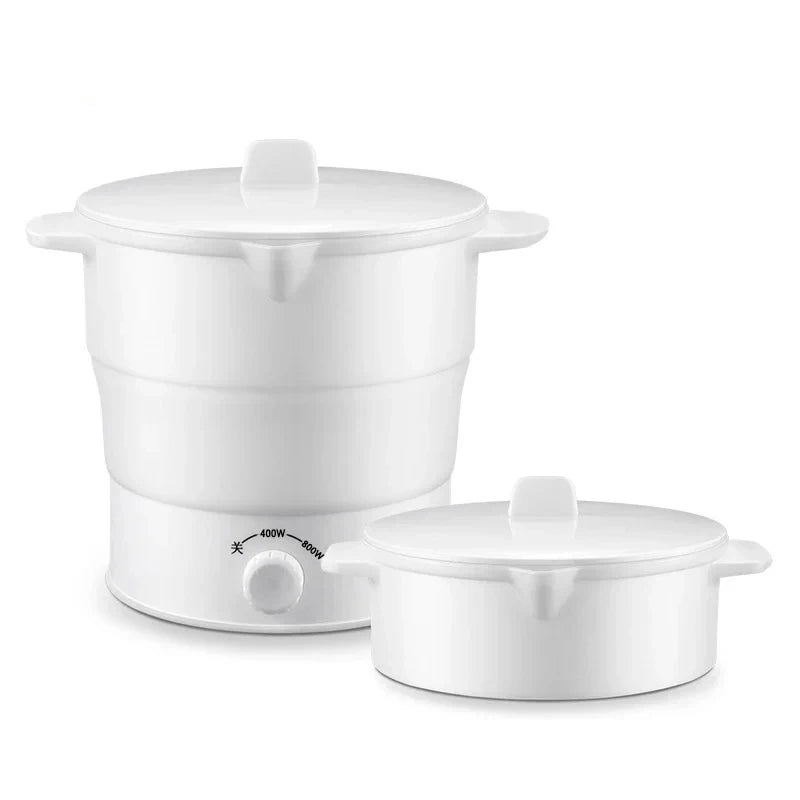 Elektrischer Mini-Kochtopf FoldaCook | Faltbar & kompakt | 1,2 L | 800 W | Für Camping, Büro & Reisen