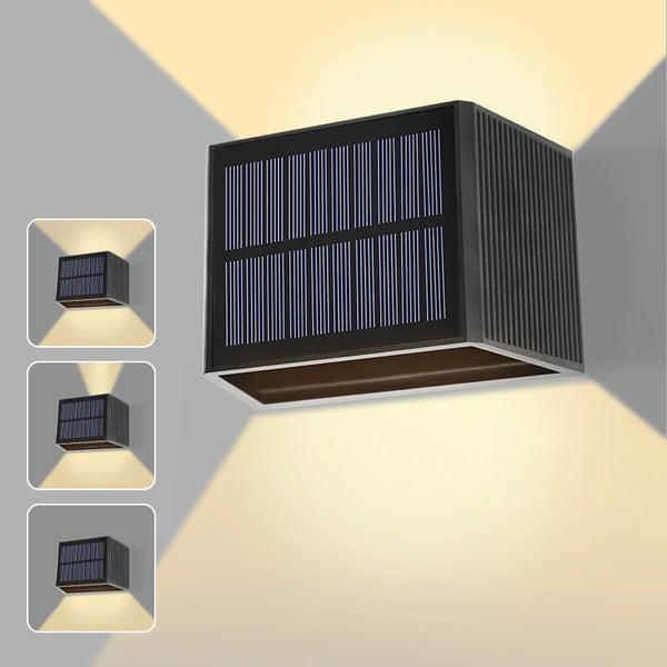 Solar Wandleuchte SolaraBeam Flex | Warmweiß | IP65 Wasserdicht | Verstellbarer Lichtwinkel