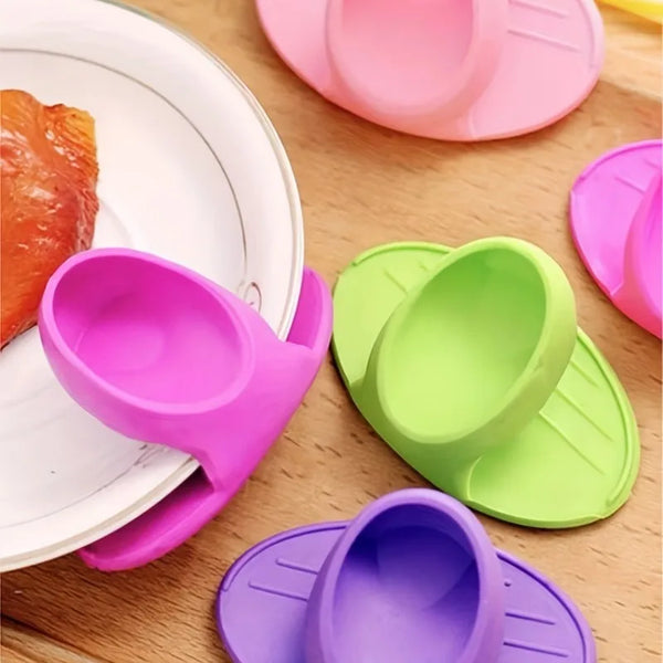 Silikon Fingerhitzeschutz HeatGrip MiniGlove | 2/10 Stück | Hitzebeständig & Rutschfest | Für Backofen & Mikrowelle | Küchenzubehör