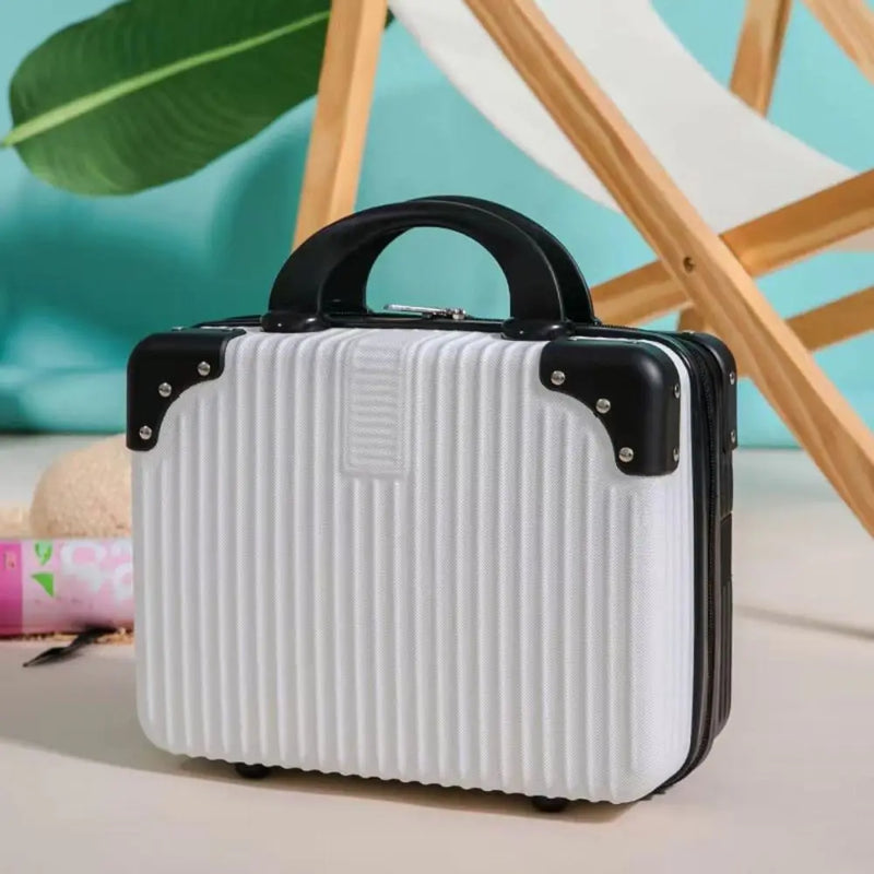 Travellia Mini-Kosmetikkoffer | Kompakt & Stylisch | Hartschale aus ABS+PC | Ideal für Reisen & Make-up