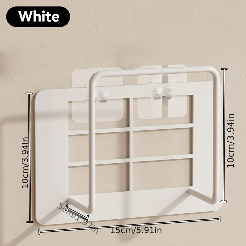 WLAN-Router-Halterung AirMount EasyFix | Wandmontage ohne Bohren | Weißes Gusseisen | Multifunktionales Regal