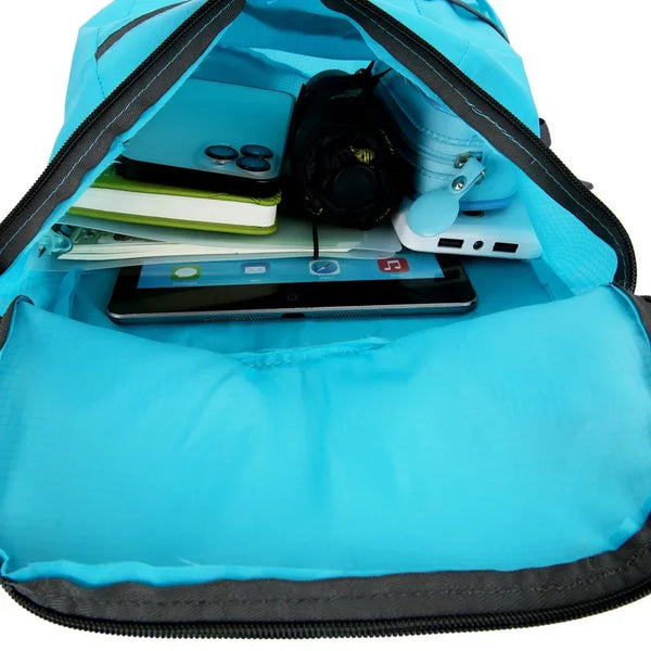 SkyFold LitePack | Faltbarer Outdoor-Rucksack 20L | Wasserdicht & ultraleicht | Für Reisen, Wandern & Freizeit | Unisex