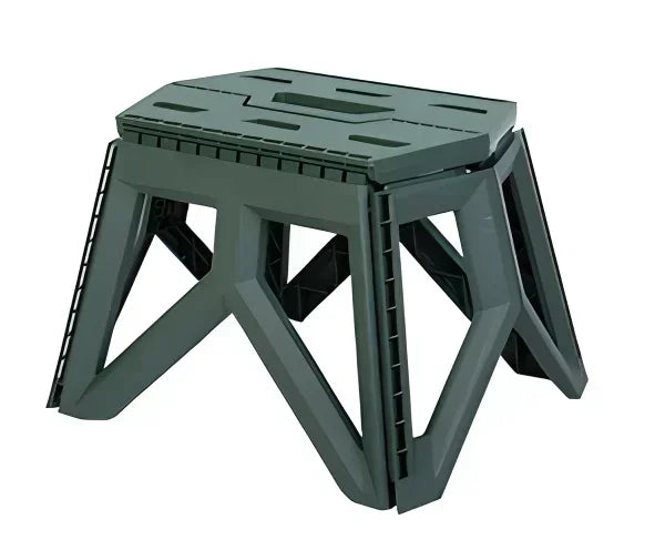 CampFold Klapphocker | Faltbarer Outdoor-Hocker | Hohe Tragkraft | Kompakt & Wetterfest