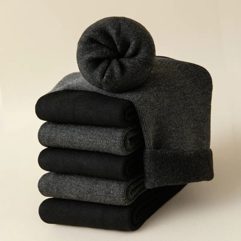 NordFrost | 2 Paar Herren Winter-Socken | Thermo & Dick Gefüttert | Kaschmir-Weich | Rutschfest & Kältebeständig