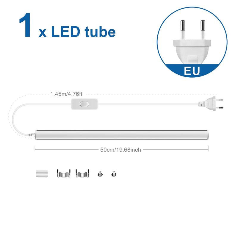 LumiLine T5 LED Lichtleiste 50 cm | 15 W | Neutral-, Warm- & Kaltweiß | Aluminiumgehäuse | Energieeffizient & Flimmerfrei