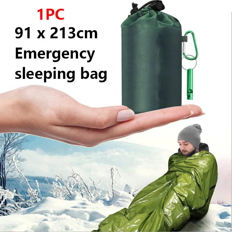 ThermoSafe Bivy | Notfall-Schlafsack | Wasserdicht & Wärmereflektierend | Ultraleicht für Camping & Rettungseinsätze