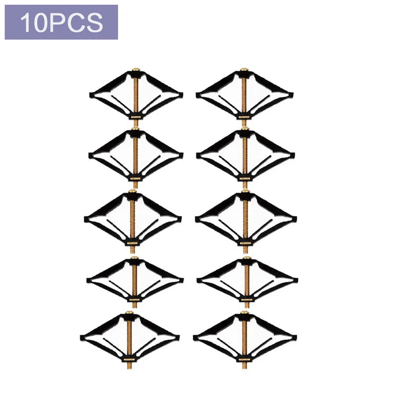 Fixelio ProMount Wand-Schalterdosen Reparaturset | Für 86×86 mm Schalterkassetten | Schnellmontage mit Stützstangen – 6er/10er Set