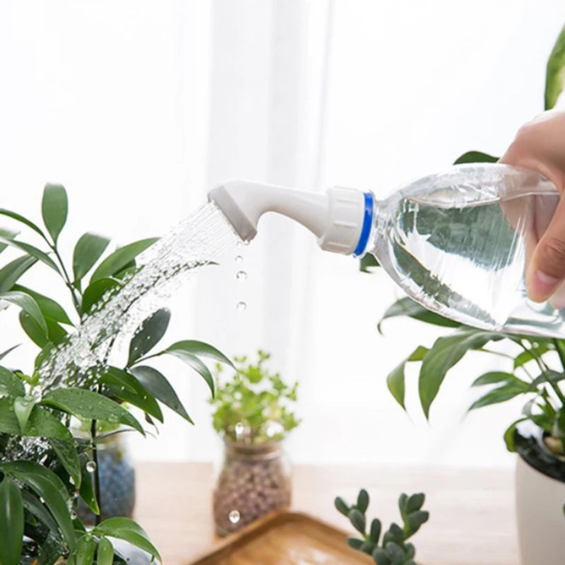 Florapour Pflanzenbewässerer für Flaschen | 2er-Set Gießaufsätze | Passend für 300 ml bis 3 L Flaschen | Feine & gezielte Bewässerung