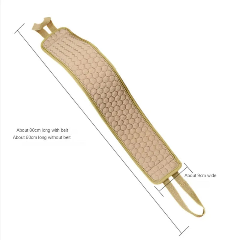 Rückenpeeling-Gurt | Dusch- & Badeband | Natürliche Faser | Tiefenreinigung & Massage