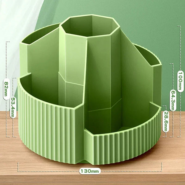 Schreibtisch-Organizer SpinTidy | 360° drehbar | 5 Fächer | Für Büro, Schule & Zuhause
